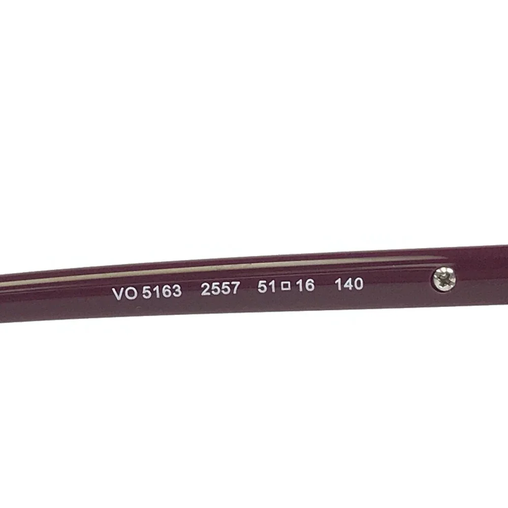Vogue Eyeglasses Frames VO5163 2557 Purple Pink Square Full Rim 51-16-140
